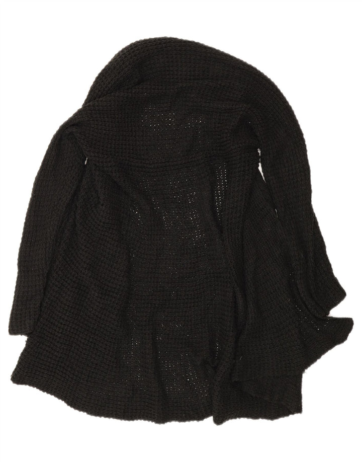 Zara Γυναικείο Ανοιχτό Ζακέτα UK 12 Medium Black