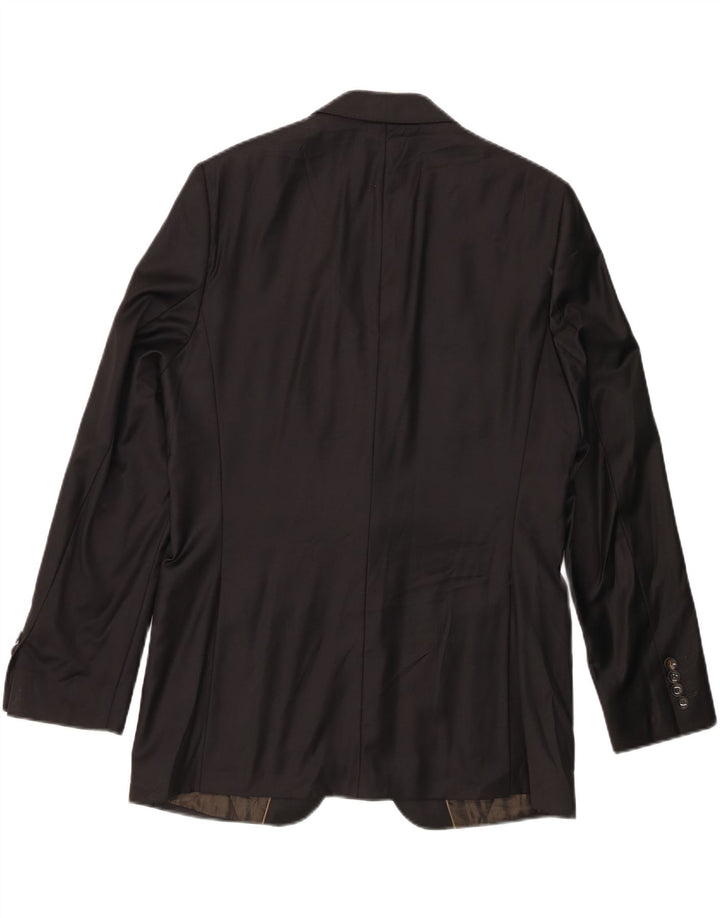 Zara Ανδρικό τζάκετ Blazer Classics 2 κουμπιών EU 50 μεσαίο μαύρο μαλλί