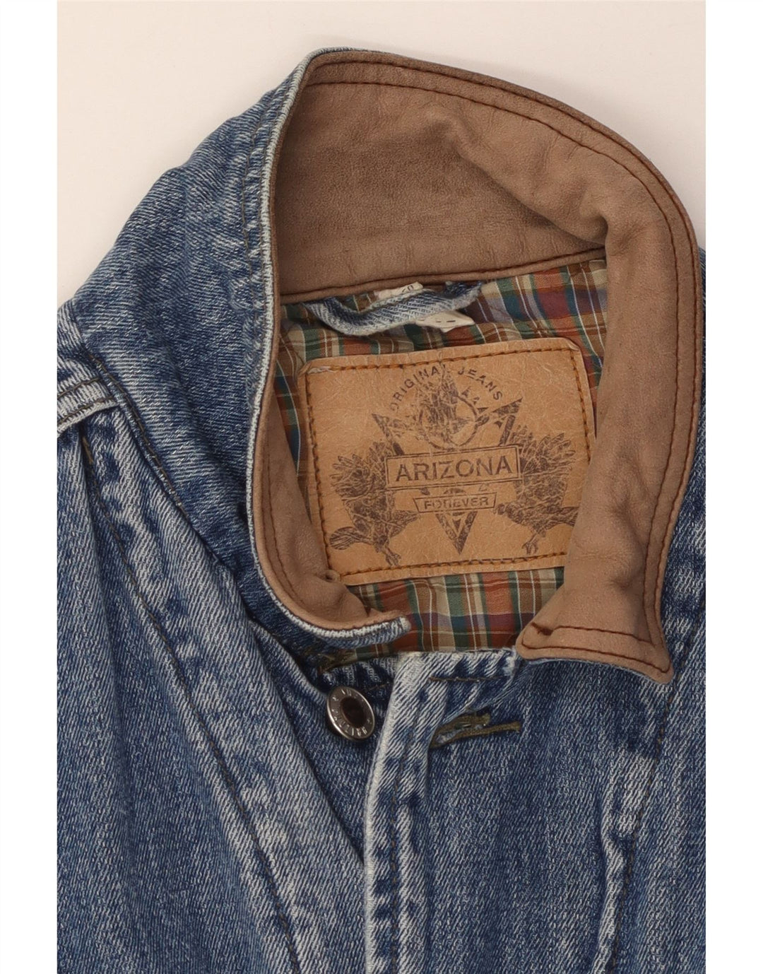 Ανδρικό τζιν μπουφάν ARIZONA UK 40 Large Blue Polyamide