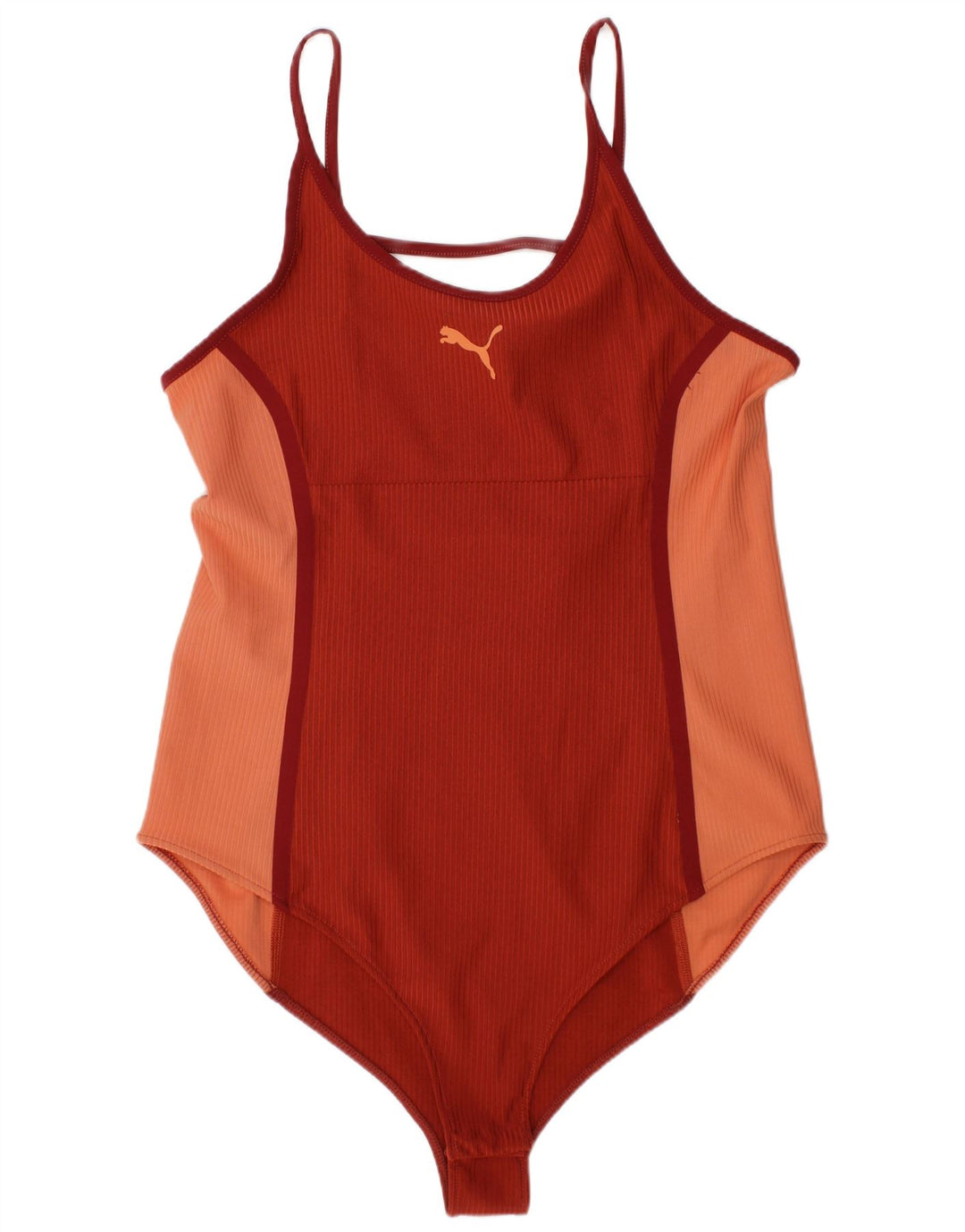 Puma Γυναικεία μαγιό μεσαίου πορτοκαλί Colourblock Polyester Sports