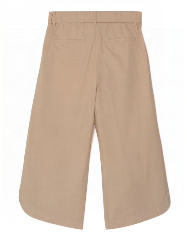 Zara Γυναικείο παντελόνι χαρέμι Loose Fit Μικρό W26 L24 Μπεζ βαμβακερό