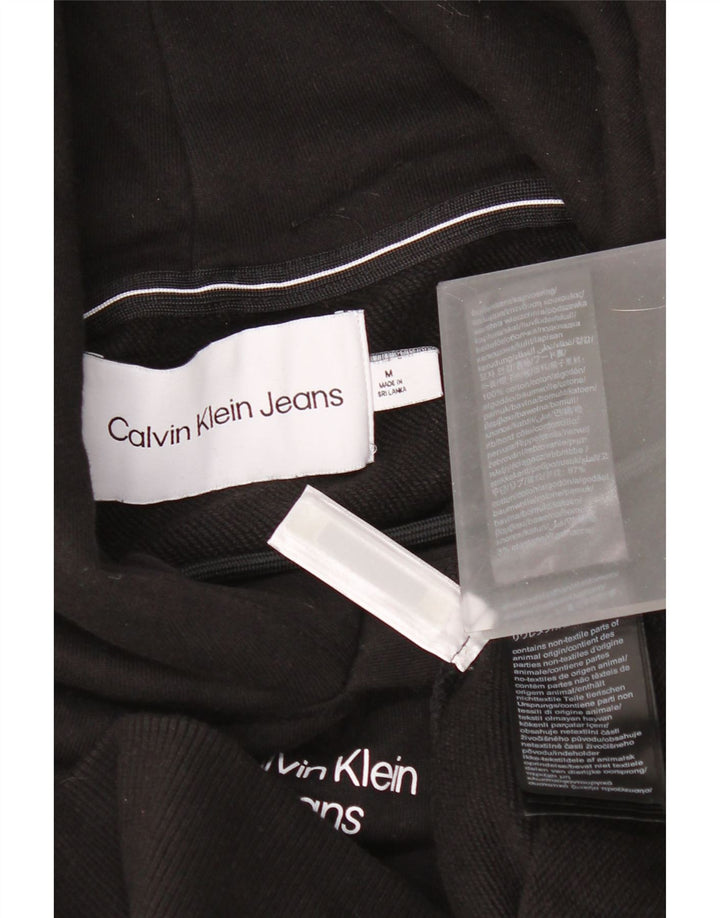 Calvin Klein Jeans Ανδρικό Hoodie Jumper Μεσαίο μαύρο βαμβακερό