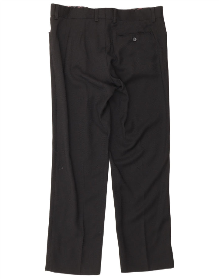 DOLCE & GABBANA Ανδρική φόρμα 2 τεμαχίων IT 50 Large W36 L31 Black New Wool