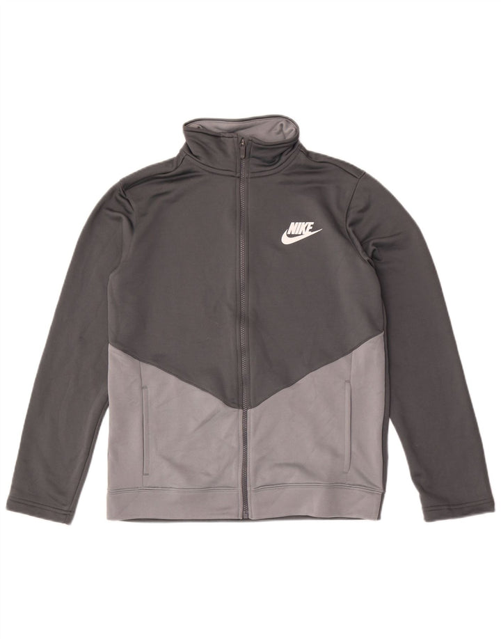 Μπουφάν Nike Boys αθλητική φόρμα 13-14 ετών XL Grey Colorblock Polyester