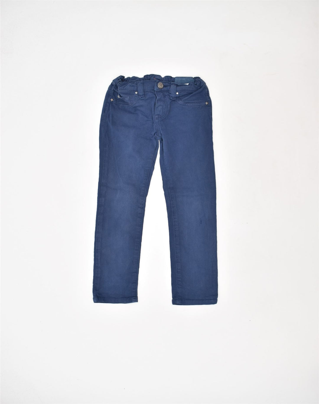DIESEL Girls Straight Jeans 4-5 Years Blue Cotton
