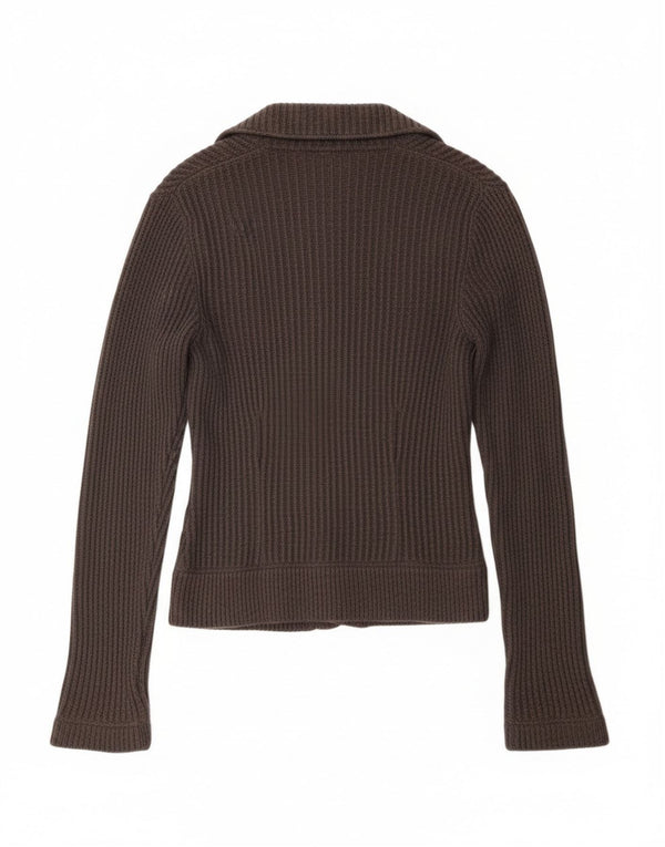 Timberland Womens Cardigan Sweater UK 12 Medium Grey