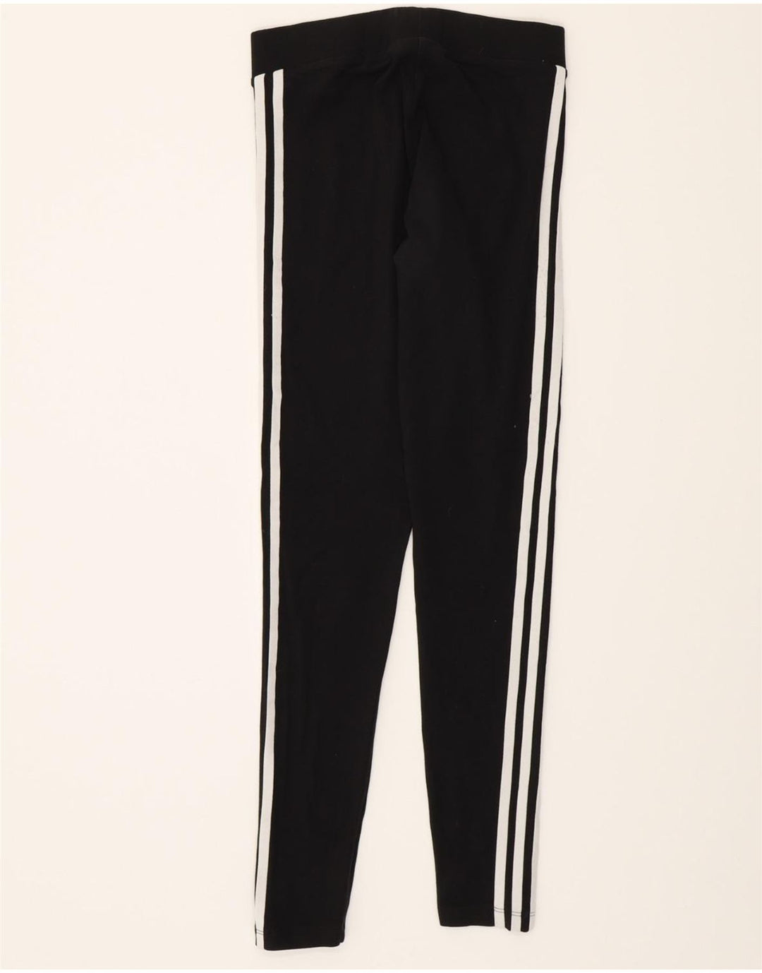 ADIDAS Womens Leggings UK 8 Small  Black Cotton Vintage Adidas and Second-Hand Adidas from Messina Hembry 
