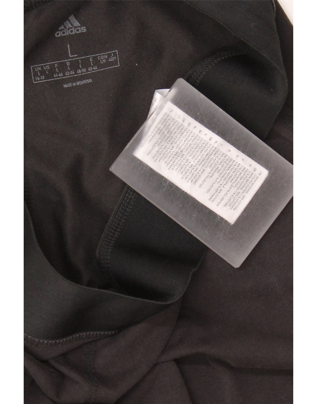 Adidas Γυναικείο Γραφικό Κολάν UK 16/18 μεγάλο μαύρο βαμβακερό