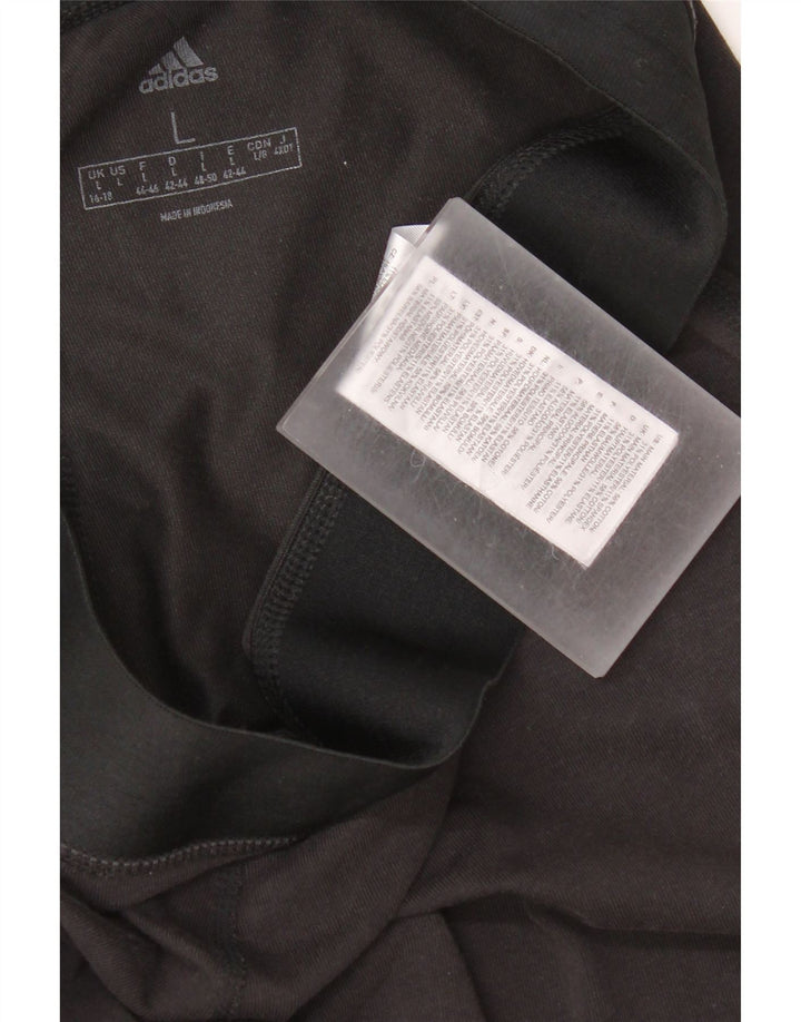 Adidas Γυναικείο Γραφικό Κολάν UK 16/18 μεγάλο μαύρο βαμβακερό