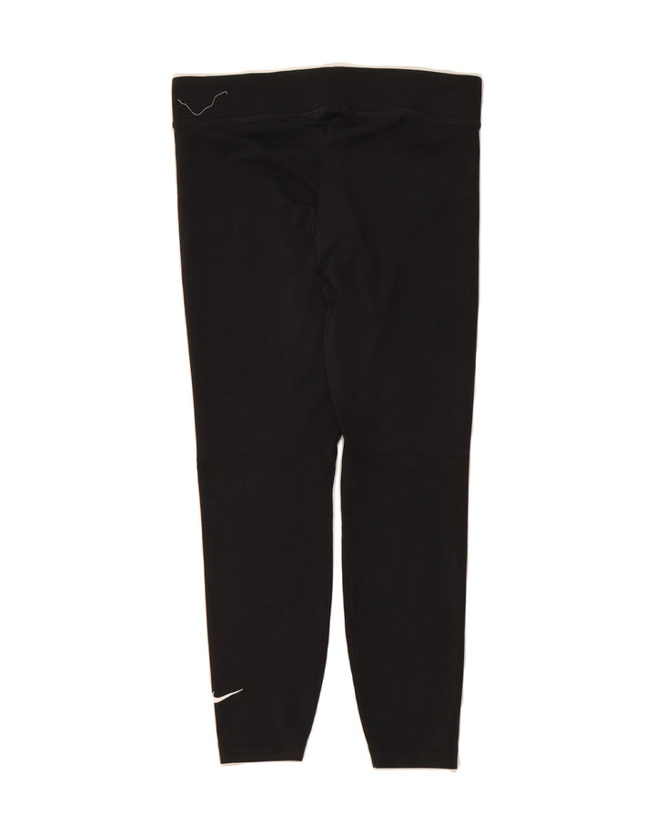 NIKE Womens Leggings UK 12 Medium Black Cotton Vintage Nike and Second-Hand Nike from Messina Hembry 