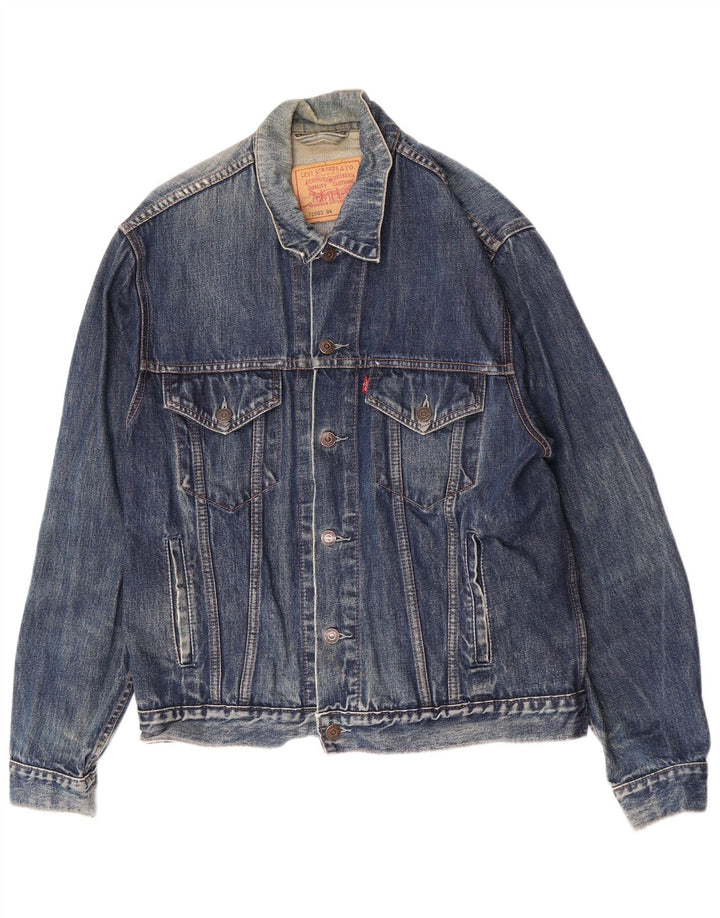 Levi's Mens 70503 Τζιν μπουφάν UK 40 μεγάλο μπλε βαμβακερό