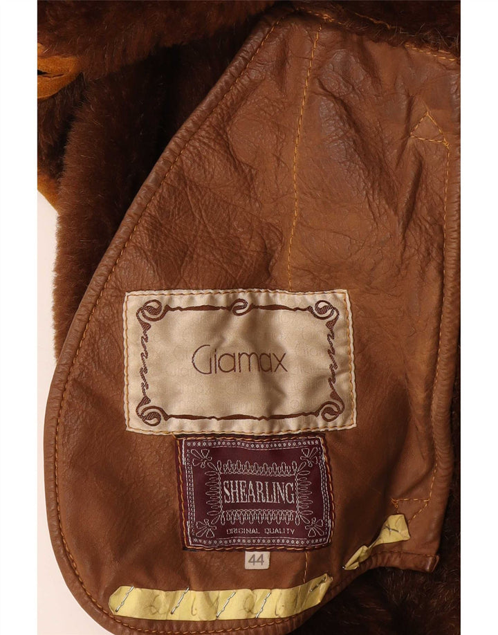 Giamax Γυναικείο Παλτό Shearling Oversized IT 44 Medium Beige