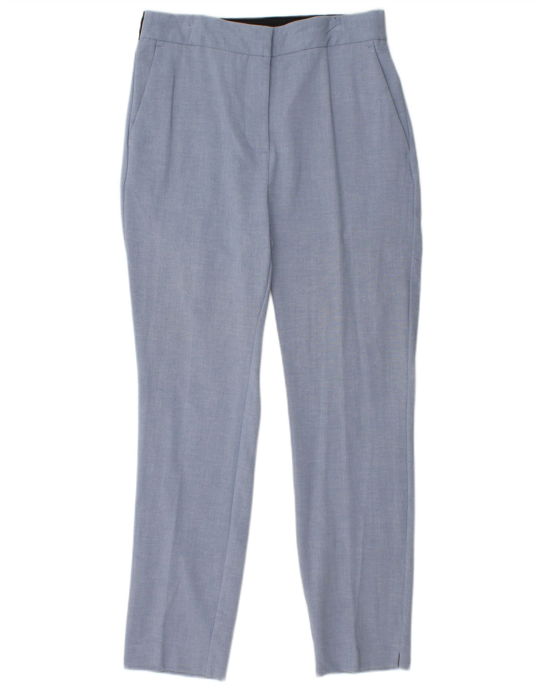 ZARA Womens Slim Chino Trousers Medium W28 L27 Blue Polyester