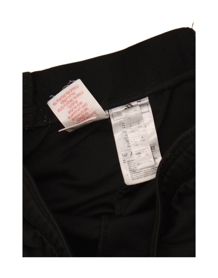 ADIDAS Boys Tracksuit Trousers 12-13 Years Black Polyester Vintage Adidas and Second-Hand Adidas from Messina Hembry 