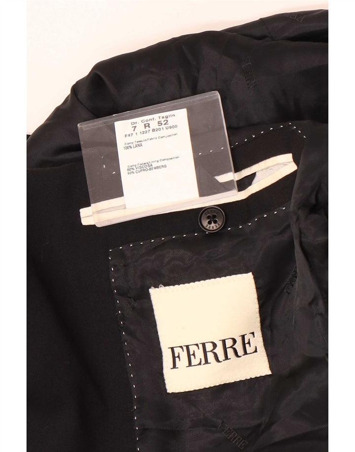 Μπουφάν Ferre Ανδρικό Μπλέιζερ με 3 Κουμπιά IT 52 XL Μαύρο Μάλλινο