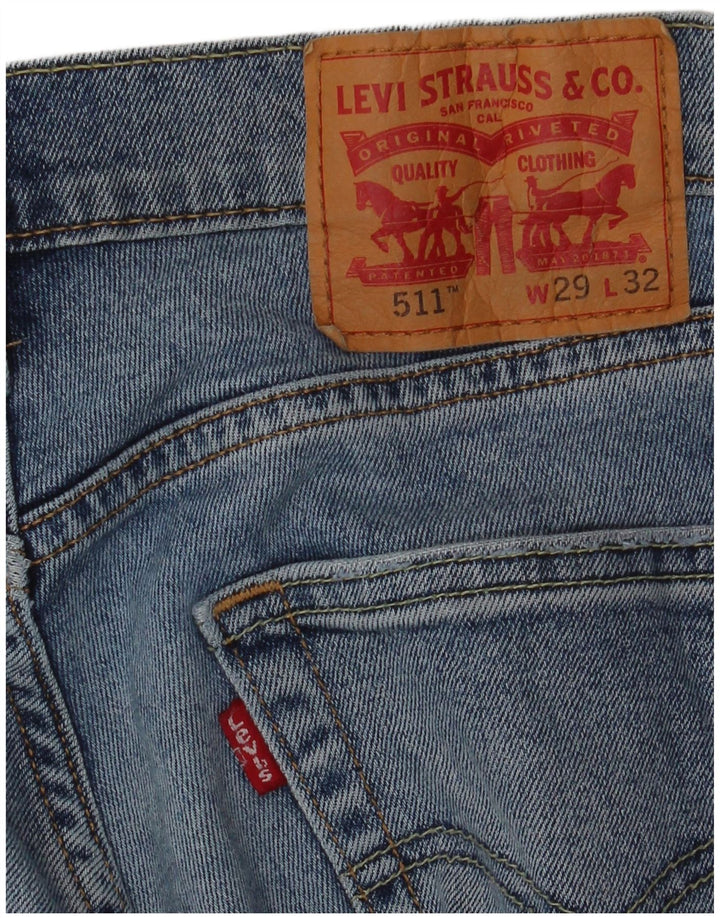 LEVI'S Ανδρικό 511 Slim Jeans W29 L32 Μπλε