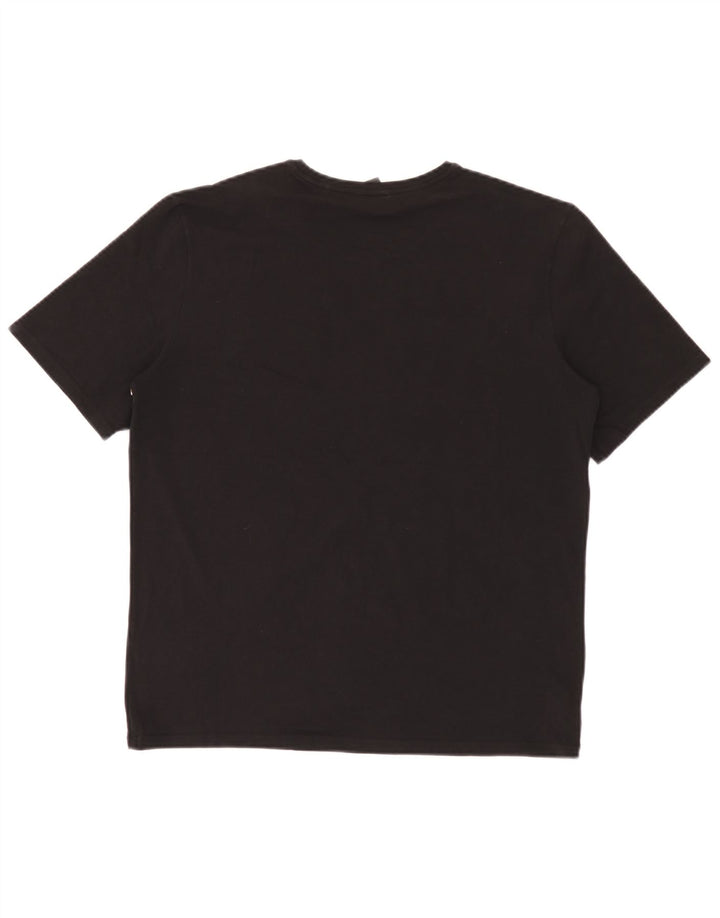 Ανδρικό T-Shirt Hugo Boss Τοπ μεσαίο μαύρο βαμβακερό