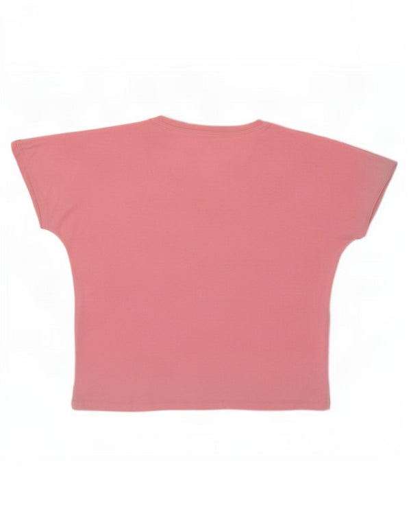 Jack Wills Γυναικείο T-Shirt Top UK 10 Small Pink Βαμβακερό
