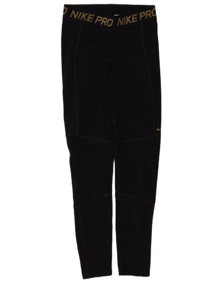 Γυναικεία κολάν Nike Dri Fit Graphic UK 12 Medium Black