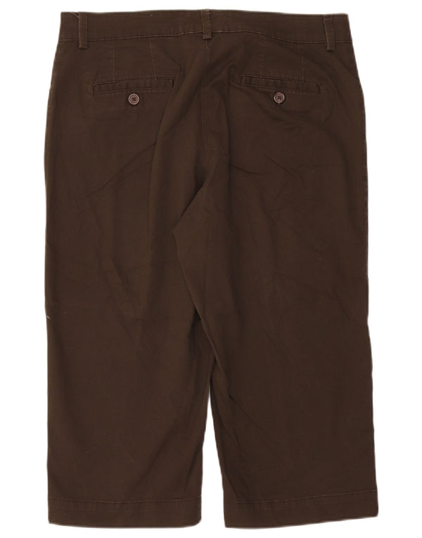 Lee γυναικείο ψηλόμεσο παντελόνι Capri US 16 2XL W38 L19 Χακί βαμβακερό