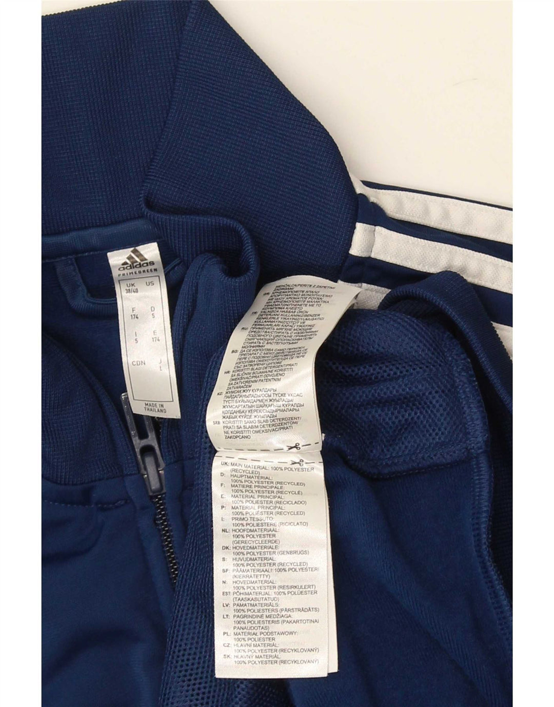 Ανδρική φόρμα Adidas Top Jacket UK 38/40 Medium Navy Blue Polyester