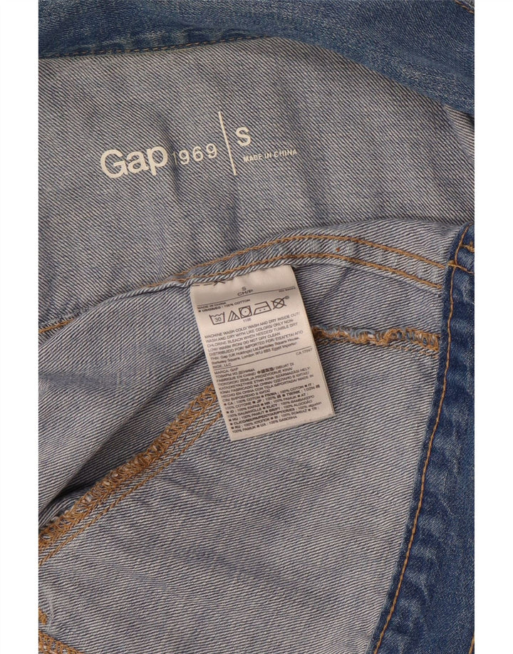 Γυναικείο τζιν μπουφάν Gap Crop UK 10 Small Blue Cotton