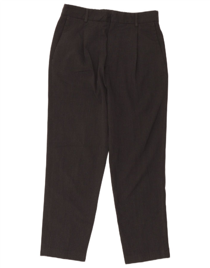 Ανδρικό παντελόνι με καρφίτσα Zara EU 42 Large W32 L26 Μαύρο