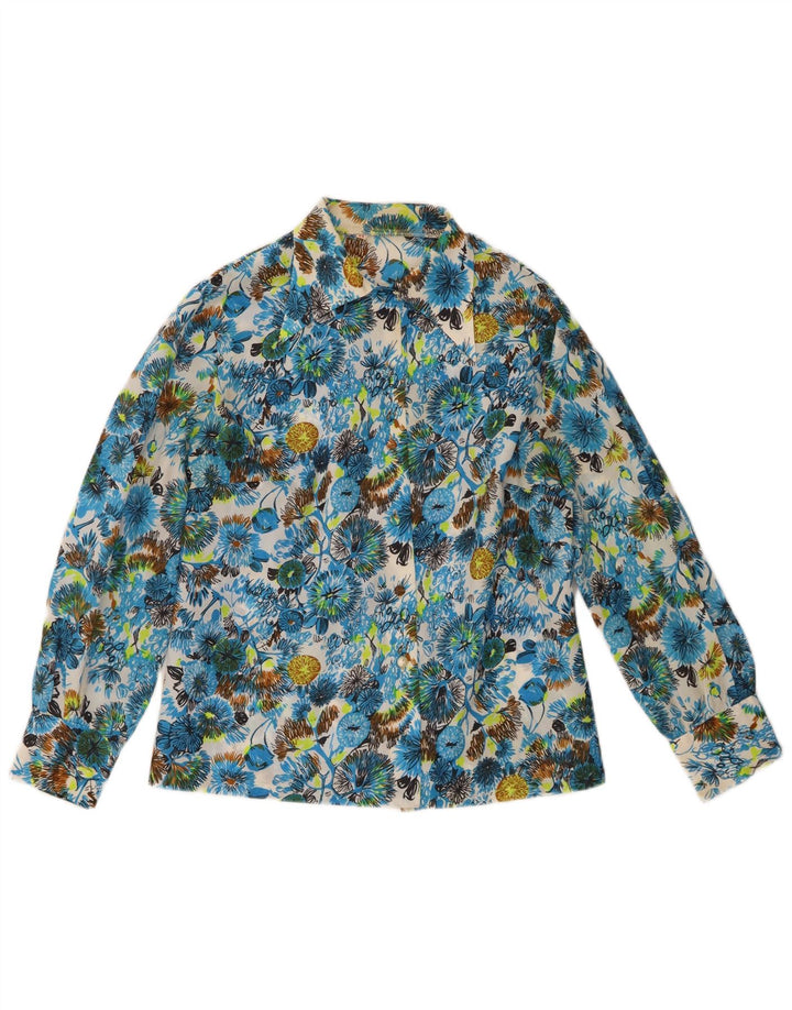 Vintage Γυναικείο Πουκάμισο IT 44 Μεσαίο Πολύχρωμο Floral