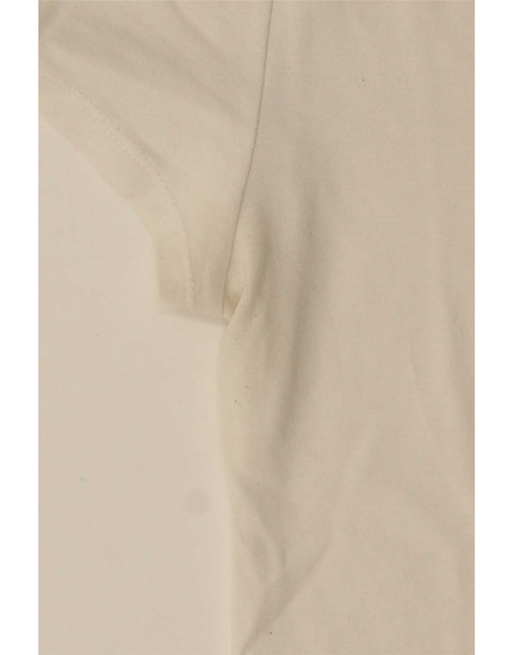 Γυναικείο T-Shirt Levi's Top UK 12 μεσαίο λευκό βαμβακερό