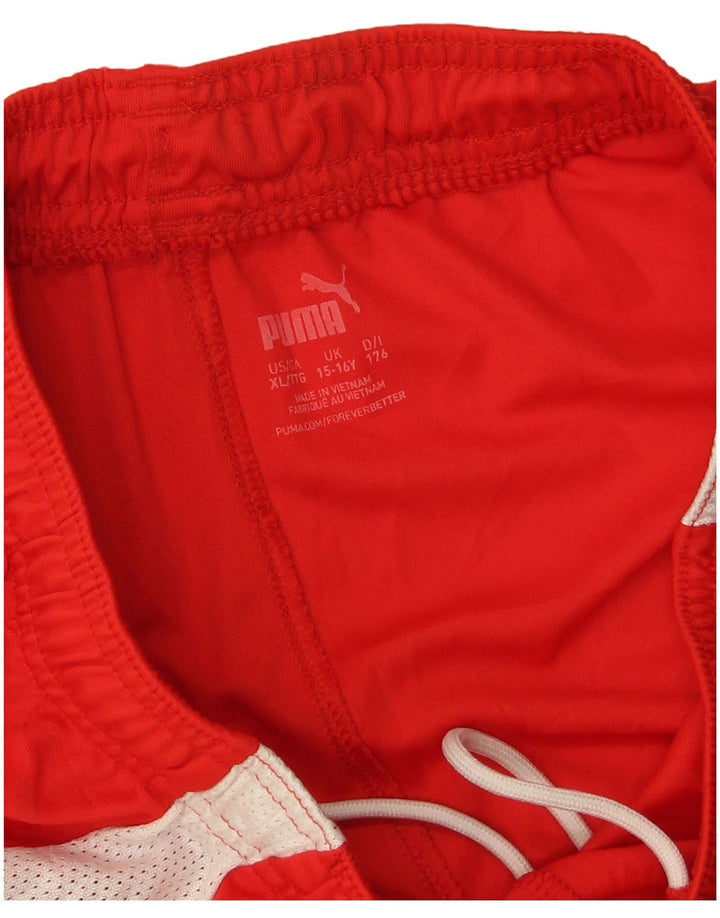 Puma Boys Sport σορτς 15-16 ετών Κόκκινο Colourblock