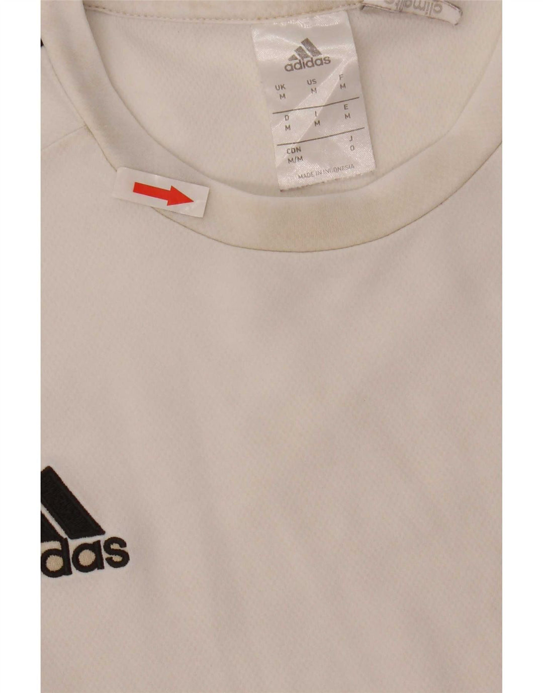 Ανδρικό T-Shirt Climalite Adidas Top Medium White Colourblock Polyester