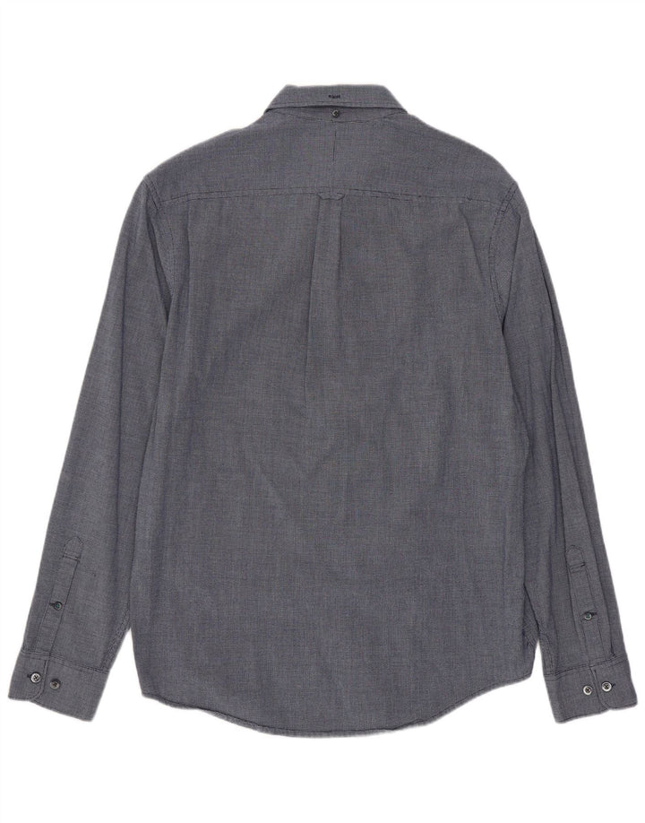 Ανδρικό πουκάμισο Penguin Heritage Slim Fit Medium Navy Blue Geometric Rayon