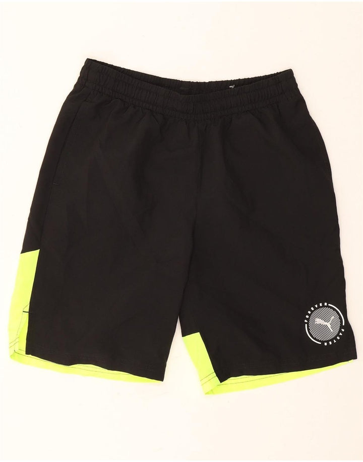 Puma Boys Sport σορτς 13-14 ετών Μαύρο Colourblock Πολυεστέρας