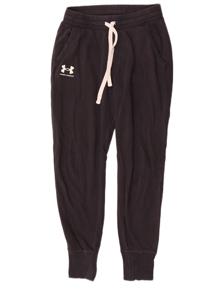 Under Armour Ανδρική αθλητική φόρμα Παντελόνι Joggers Μικρό μαύρο βαμβακερό