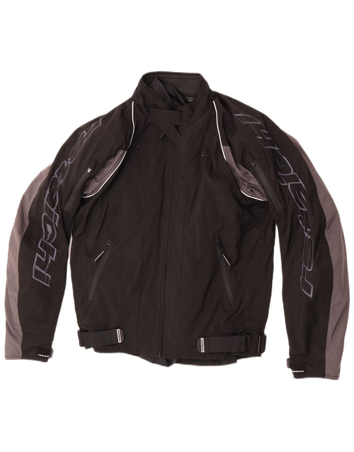 Ανδρικό RS Taichi Graphic Racer Jacket UK 38 Medium Black Colorblock Nylon