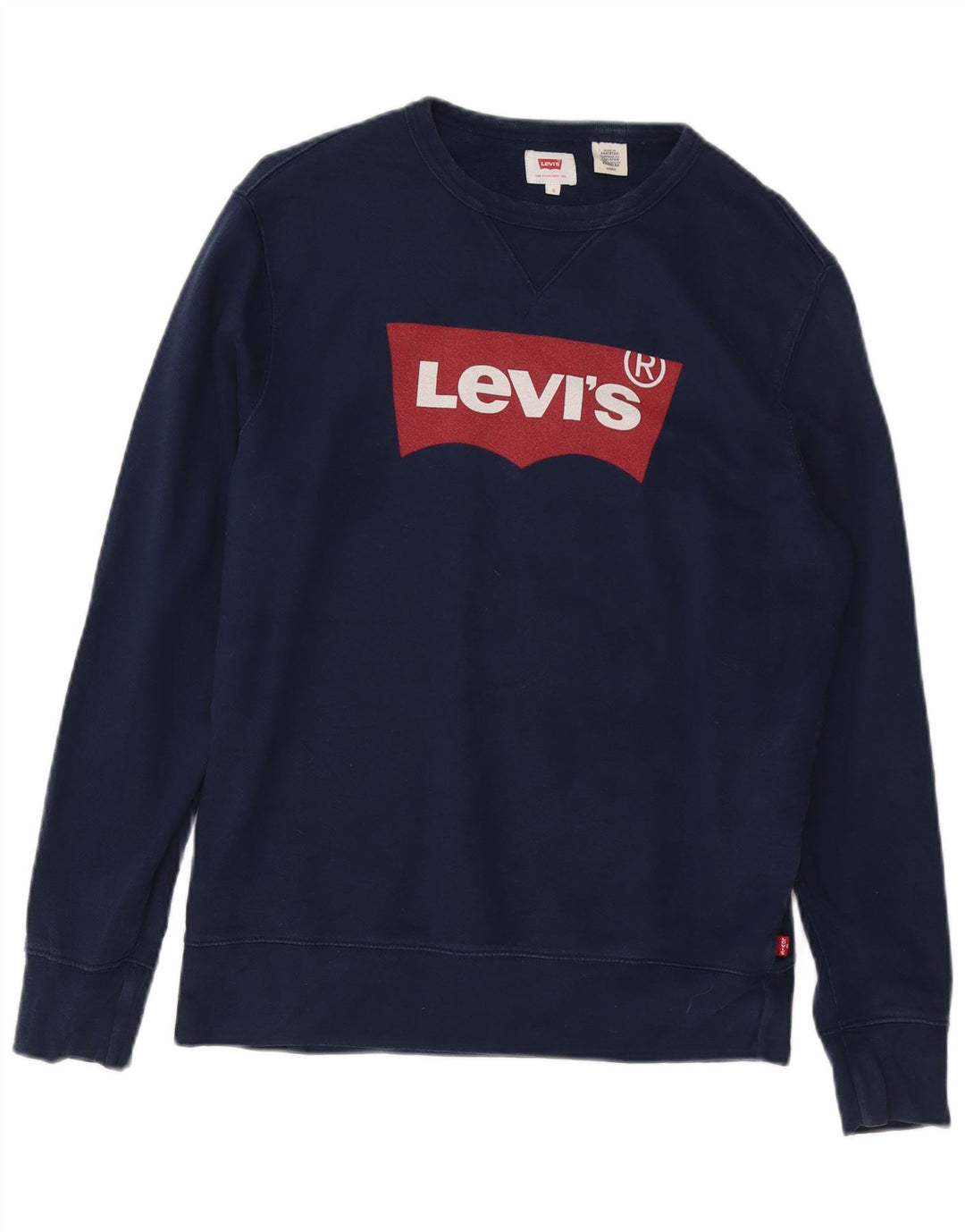 Ανδρικό γραφικό φούτερ LEVI'S Jumper Small Navy Blue Cotton