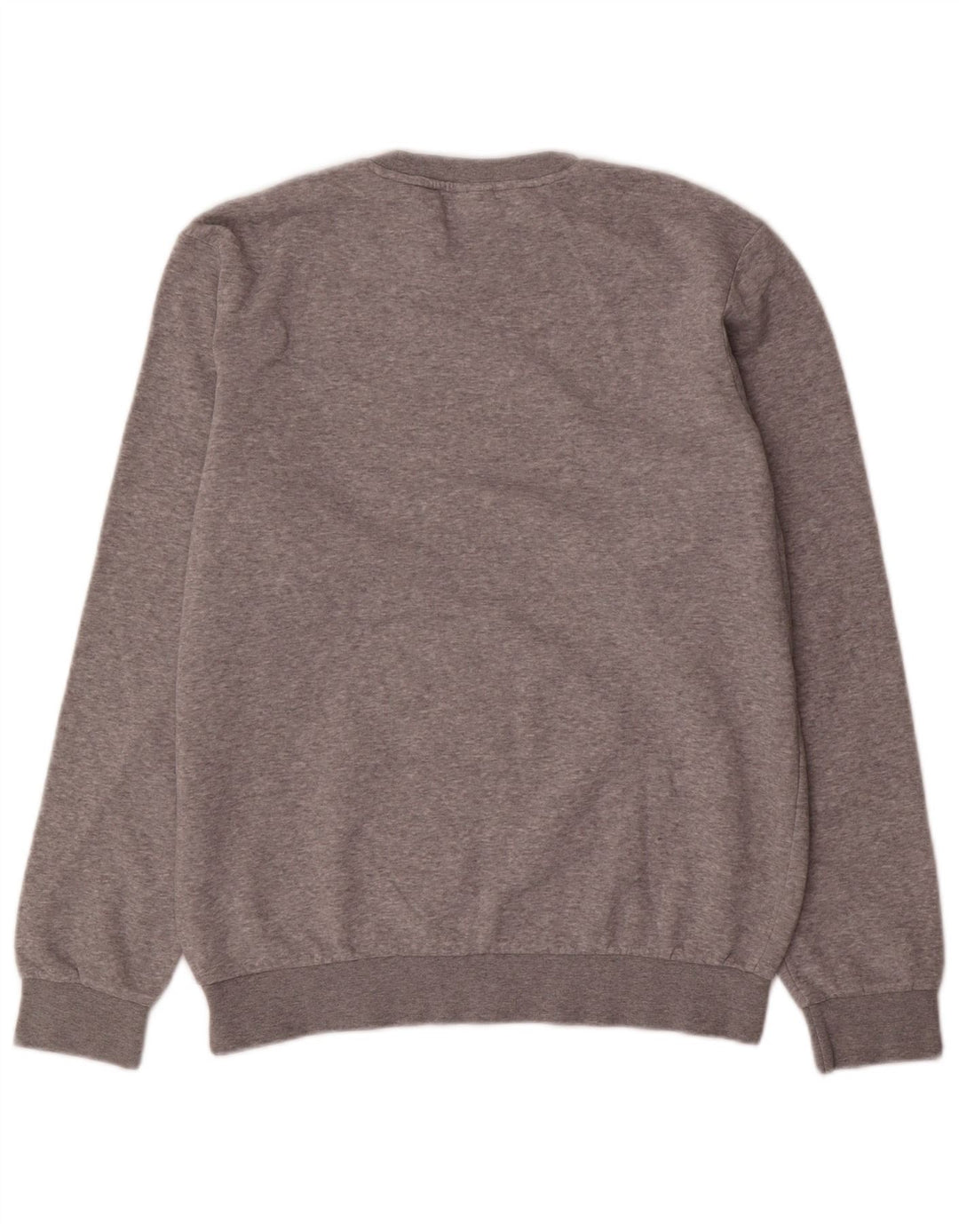 ADIDAS Mens Sweatshirt Jumper Medium Grey Cotton