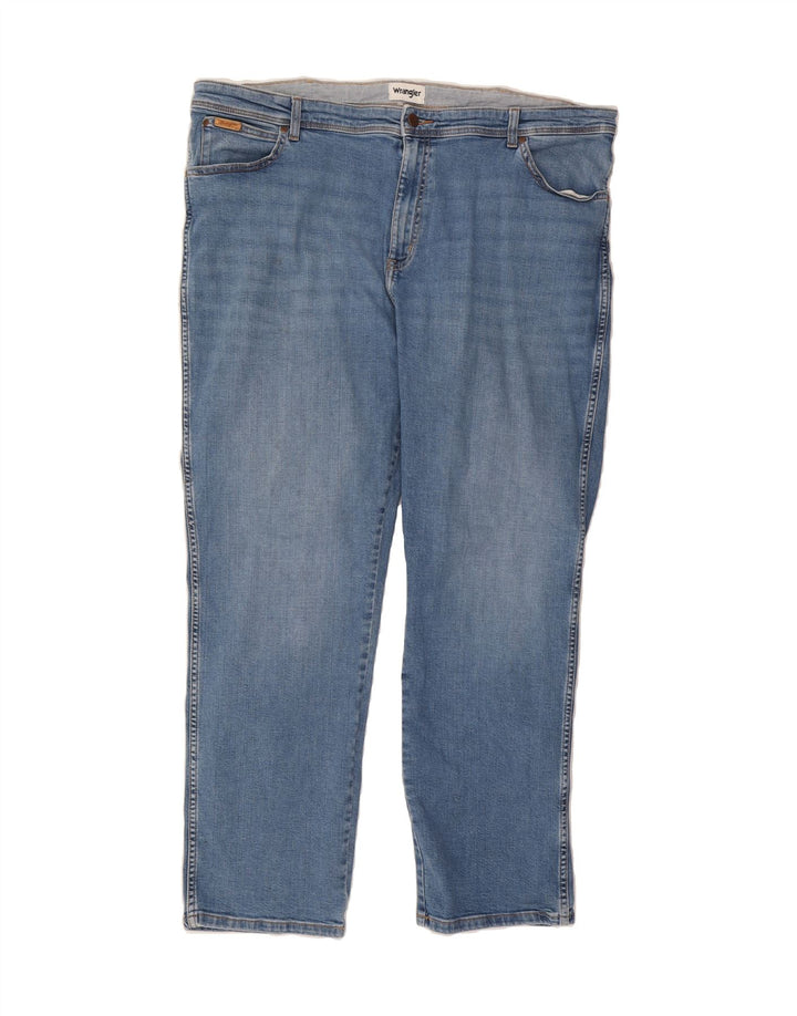 WRANGLER Γυναικείο Texas Straight Jeans W44 L32 Μπλε βαμβακερό