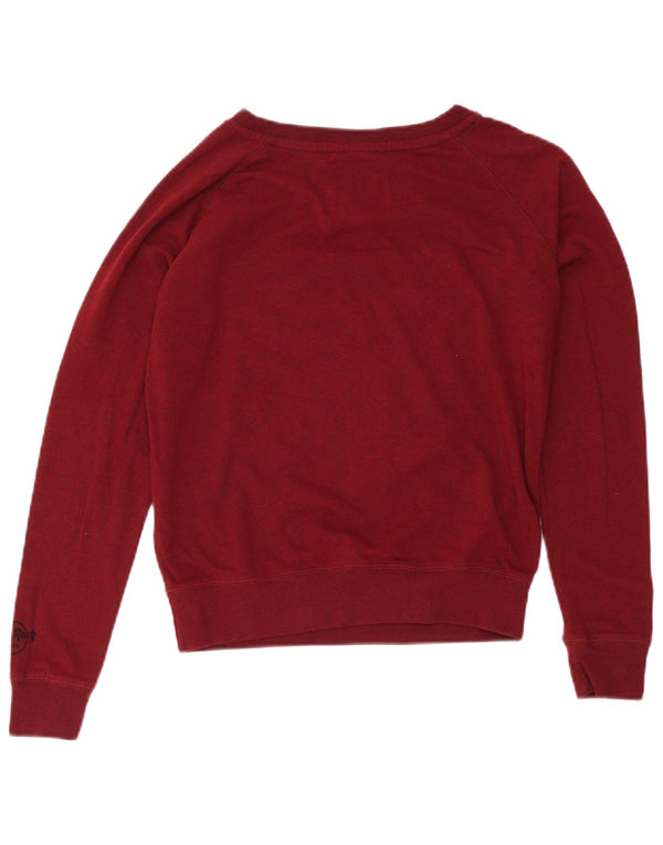 Hard Rock Cafe Γυναικεία φούτερ Phoenix Jumper UK 14 Medium Burgundy