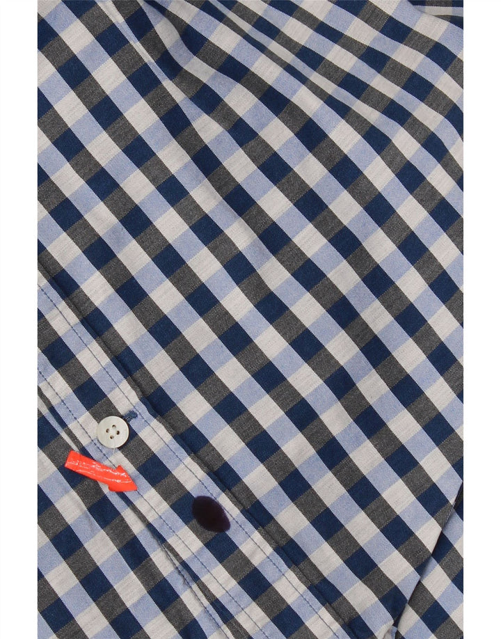 Ανδρικό πουκάμισο Gant Regular Fit Size 39/40 15 1/2 Medium Blue Gingham Cotton