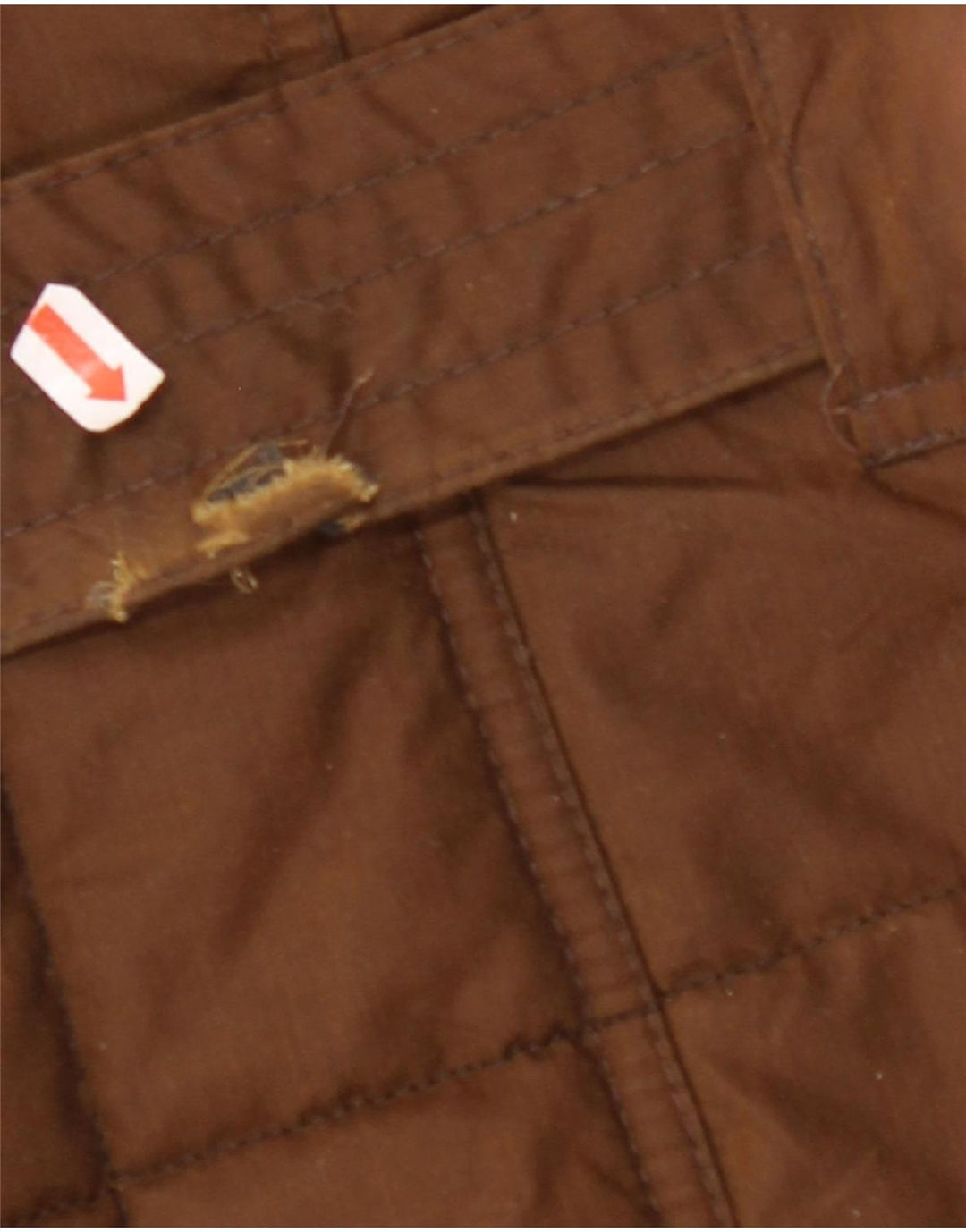 BARBOUR Γυναικείο Στρατιωτικό κερωμένο βαμβακερό μπουφάν UK 16 μεγάλο καφέ βαμβακερό