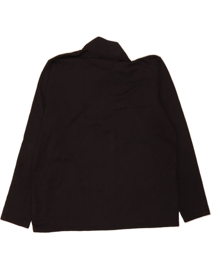 EDDIE BAUER Mens Zip Neck Pullover Tracksuit Top XL Black Vintage Eddie Bauer and Second-Hand Eddie Bauer from Messina Hembry 