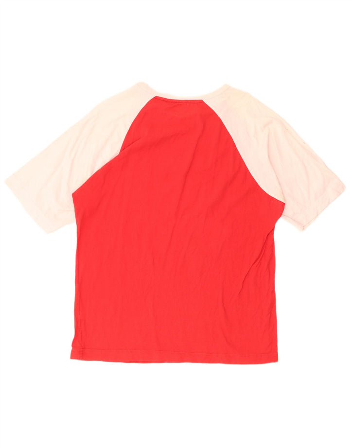 Γυναικείο γραφικό T-Shirt PUMA Top UK 18 XL Red Colourblock