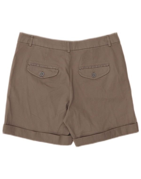 Benetton Γυναικείο σορτς Chino UK 8 Small W28 Γκρι βαμβακερό