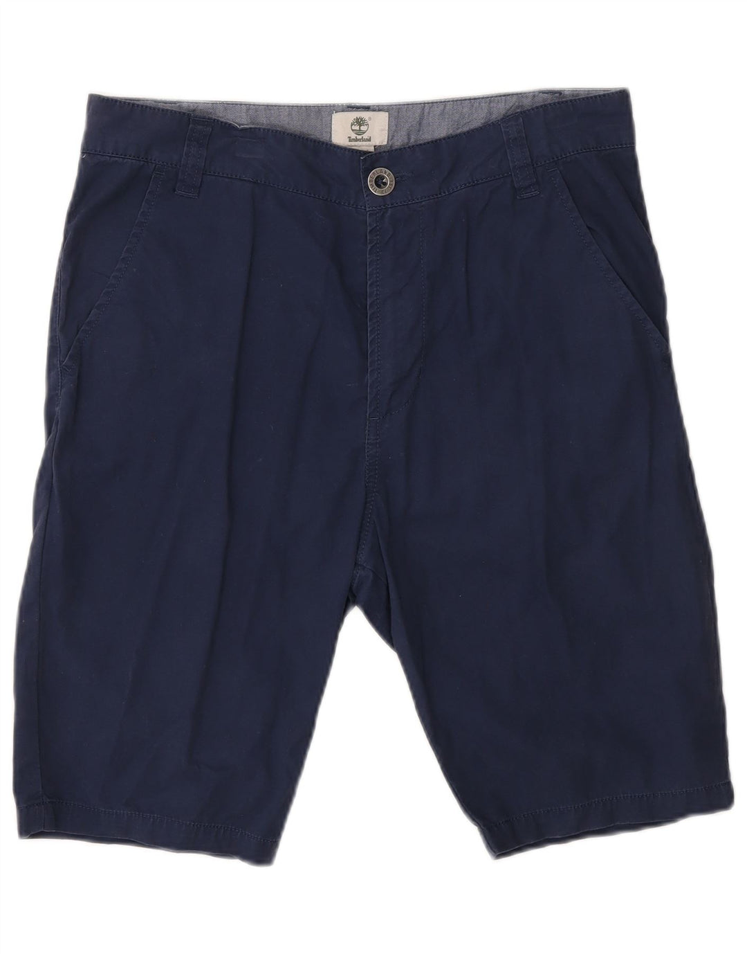 TIMBERLAND Boys Chino Σορτς 15-16 ετών W30 Navy Blue Cotton
