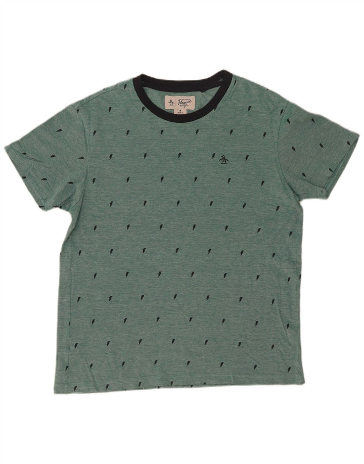 Ανδρικό T-Shirt Penguin Top Μεσαίο πράσινο βαμβακερό