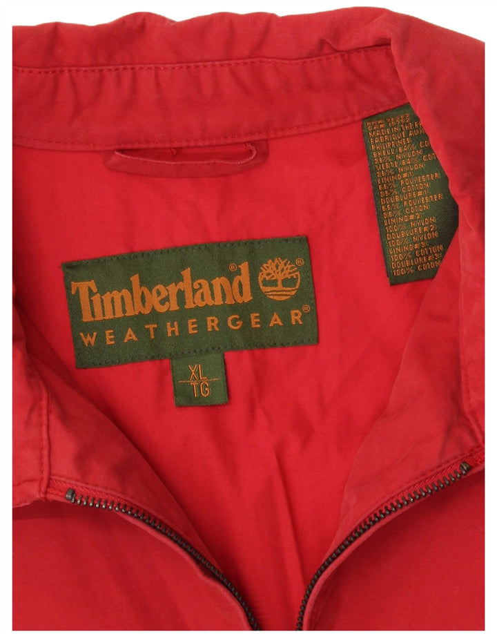 Ανδρικό μπουφάν Timberland UK 42 XL Κόκκινο βαμβακερό