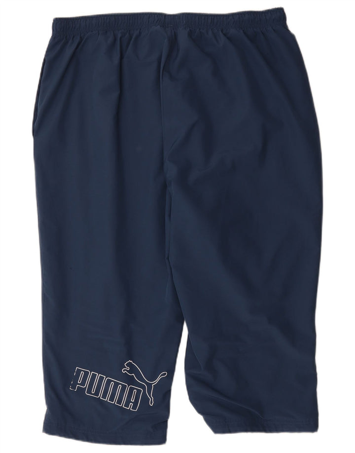 Ανδρική φόρμα φόρμας Puma Graphic Capri 2XL Navy Blue Polyester