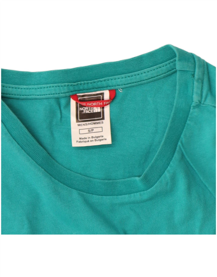 THE NORTH FACE Ανδρικό T-Shirt Top Μικρό Τυρκουάζ