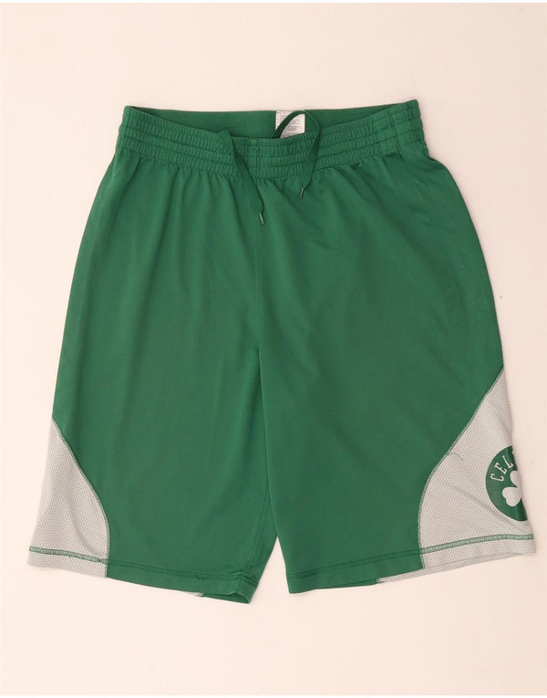 Ανδρικά σορτς Adidas Celtics με μεσαίο πράσινο χρώμα πολυεστέρα